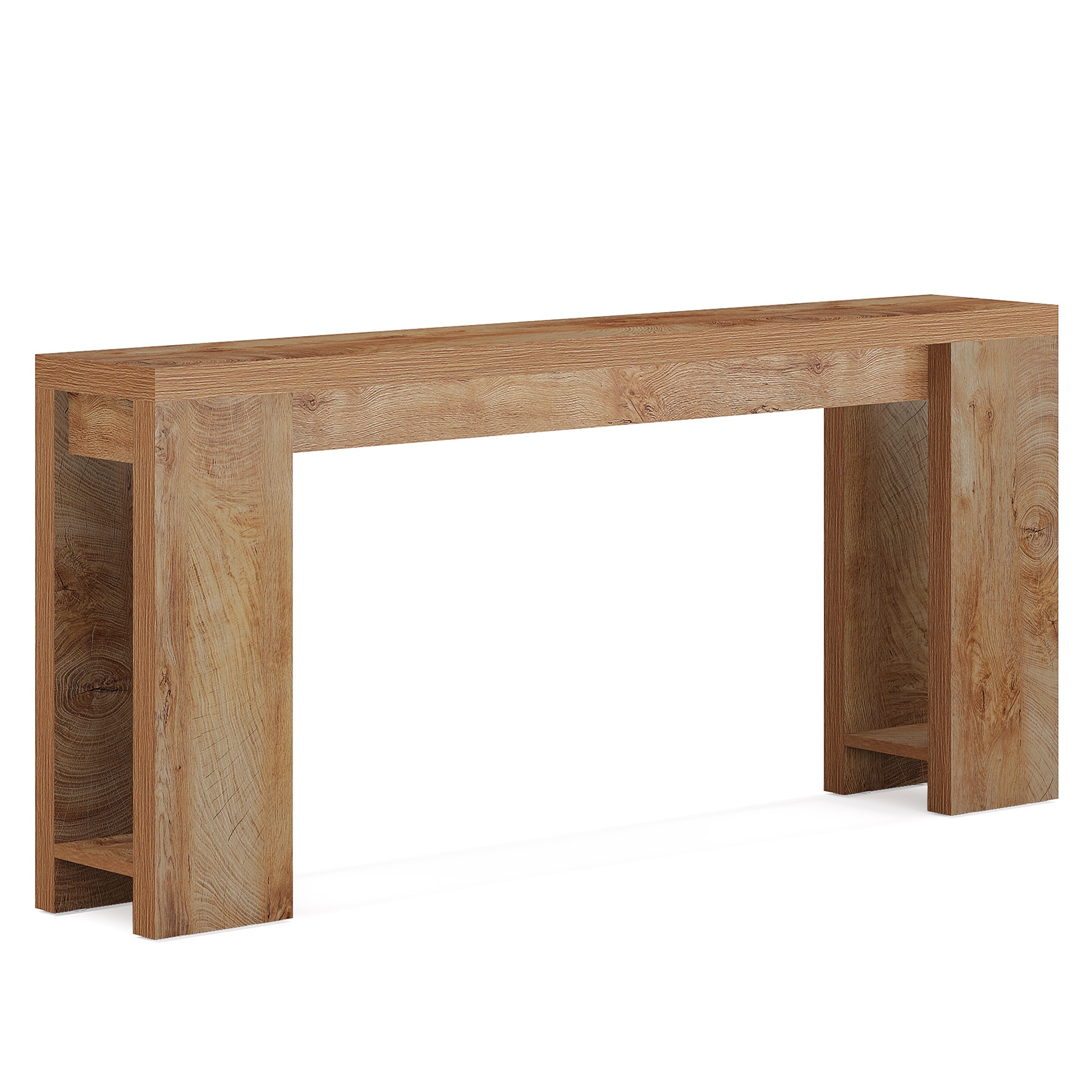 Wood Console Table, Farmhouse Sofa Table Entryway Table_voghion.com
